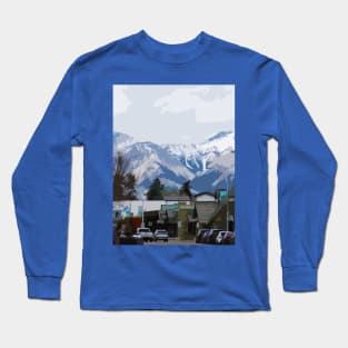 Jasper, Alberta - Rocky Mountain View Long Sleeve T-Shirt